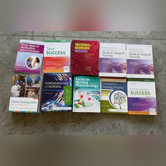 Nursing Textbook Collection Bundle - Picture 1 of 4